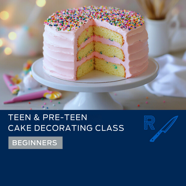 Teen & Pre-Teen Cake Decorating Class – April 5th 11AM - 1PM