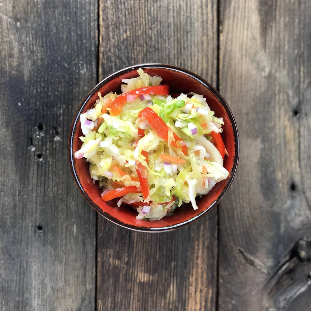 Included Party Pack (20 - 24) - MARINATED SLAW: HALF PAN Choose 2 of 5